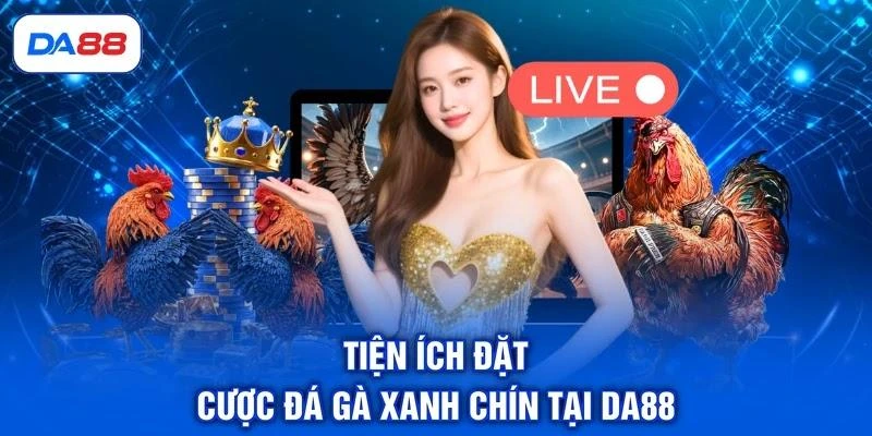 Tiện ích đặt cược đá gà xanh chín tại DA88